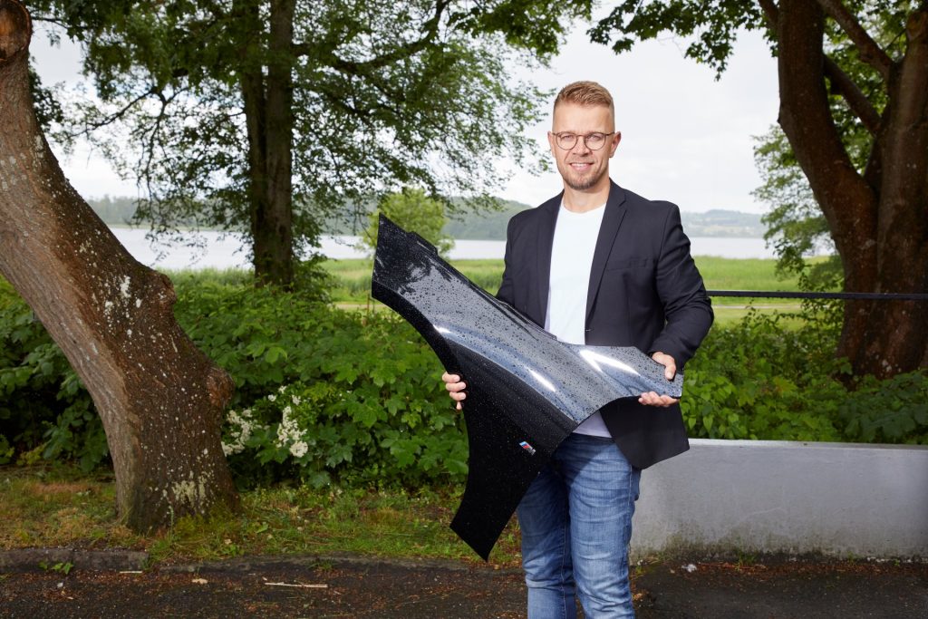 Daniel S. Pigsborg er eftermarkeds­chef hos If Forsikring og drivkraft bag samarbejdet med et landsdækkende netværk af autoophuggere. Foto: Karin Majland