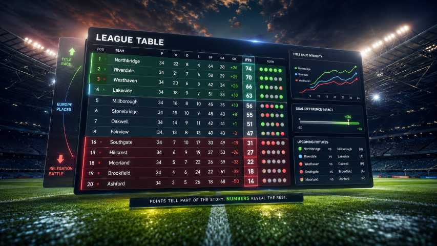 Derfor kan Premier League-tabellen snyde mere, end mange tror